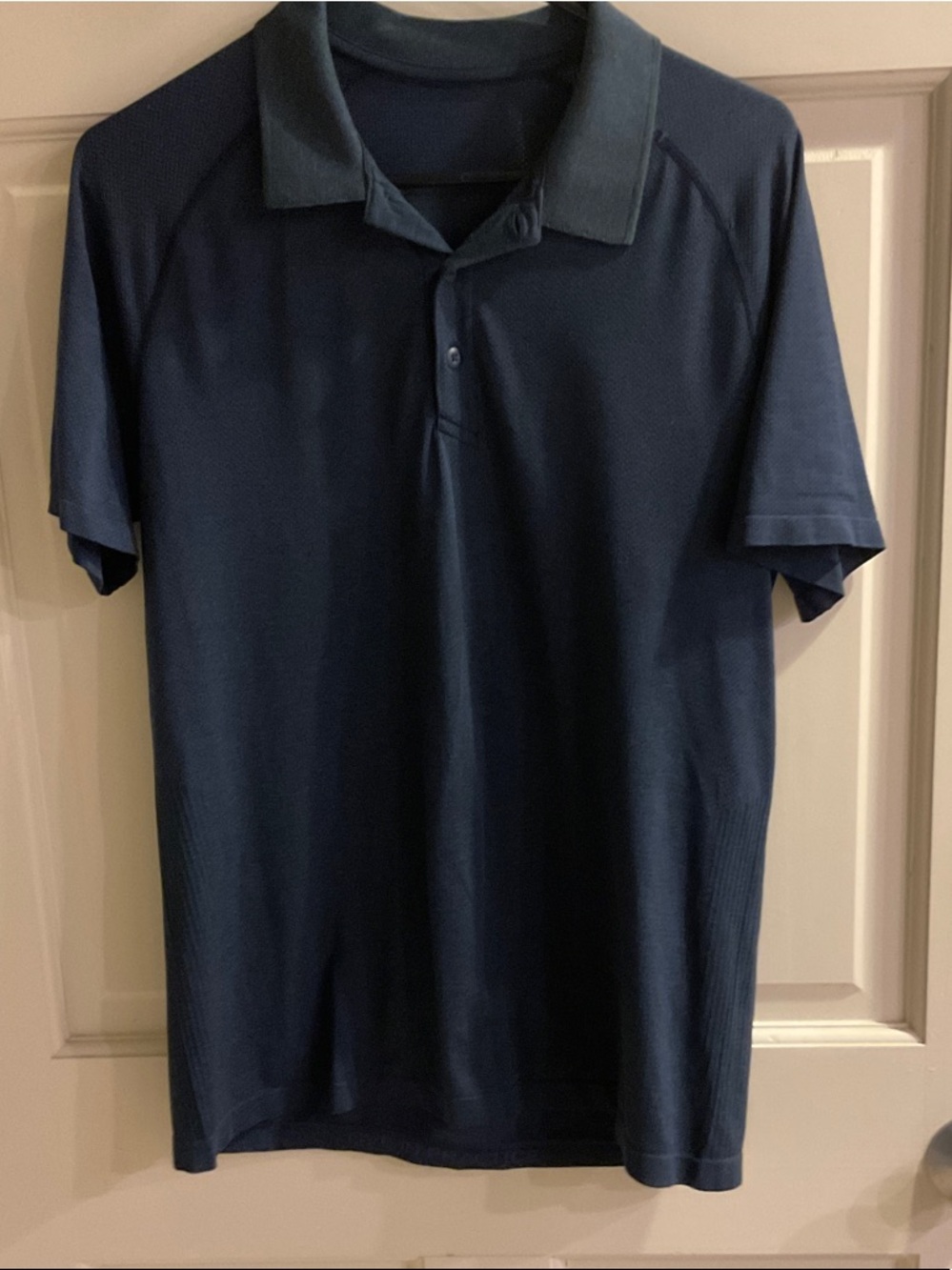 lululemon athletica Men's Navy Blue Polo Shirt